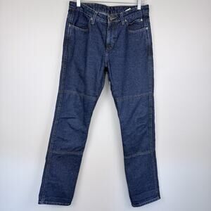 Draggin Jeans Motorcycle Pants Women's Size 6 Denim Double Knee K/Lar Lined USA